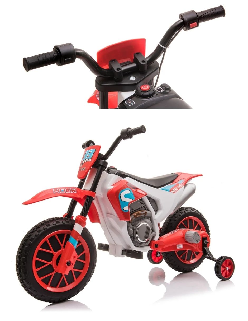 Foto 5 | Moto Eléctrica Montable Infantil Cross Racing Recargable
