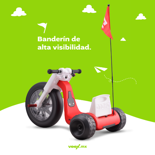 Foto 5 pulgar | Triciclo Eléctrico Infantil Buzz 25v 2ah 50w Rojo