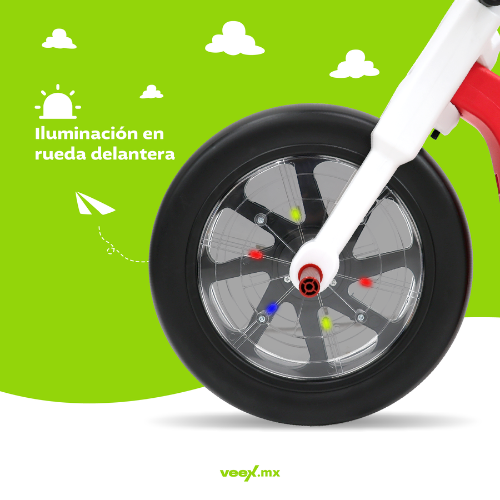 Foto 9 pulgar | Triciclo Eléctrico Infantil Buzz 25v 2ah 50w Rojo