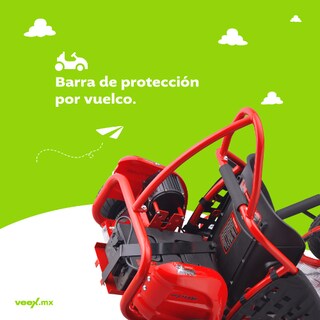 Foto 4 | Carrito Eléctrico Infantil Flash 48v 12ah 1000w Rojo