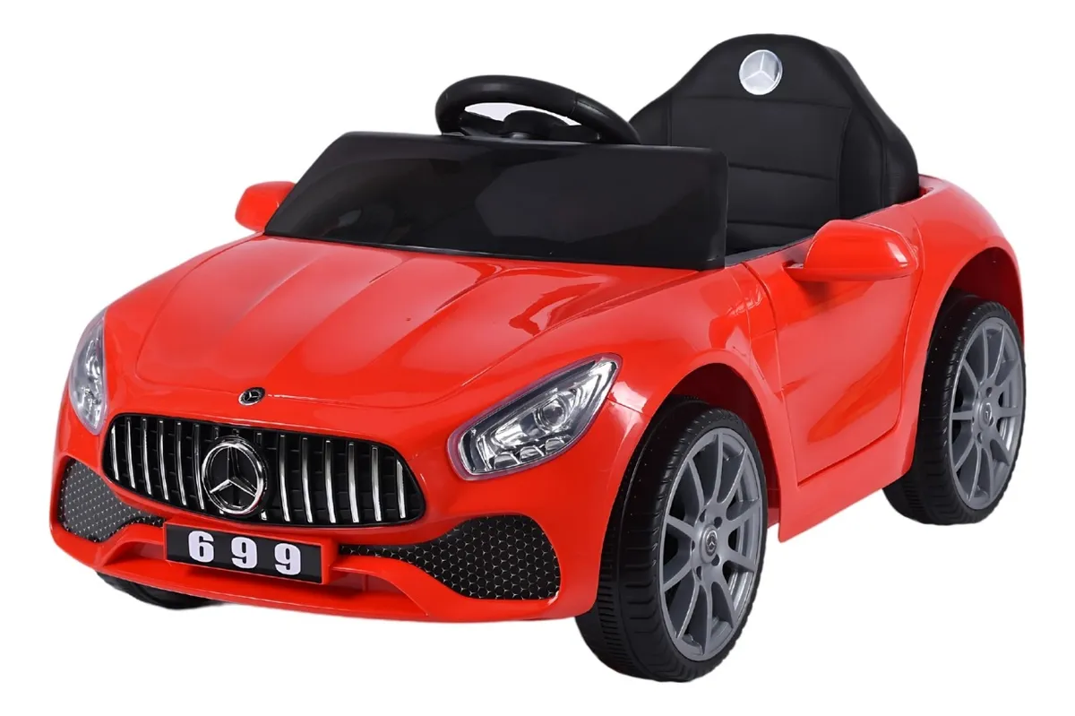 Foto 2 pulgar | Montable Eléctrico Mercedes Benz Aeiou Rojo