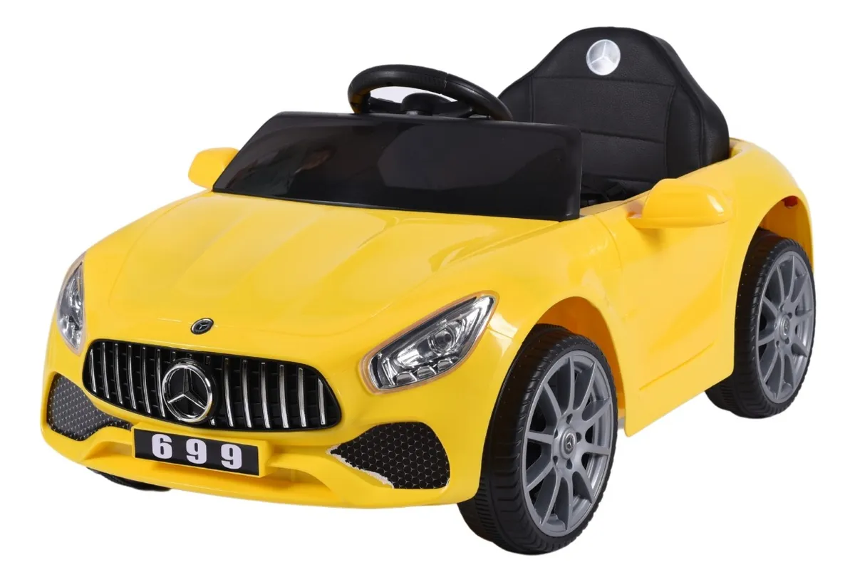 Montable Eléctrico Mercedes Benz Aeiou Amarillo