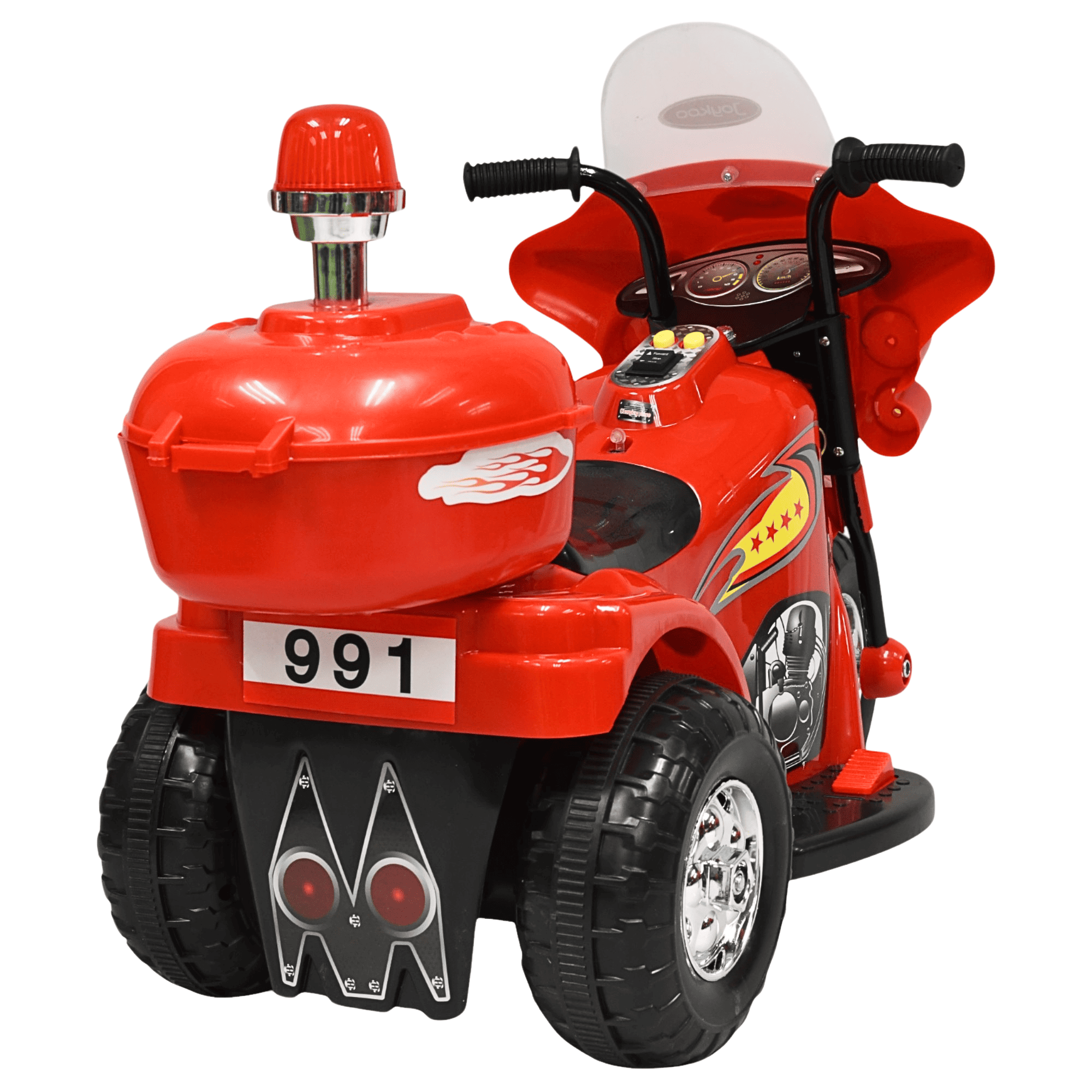 Foto 7 | Moto Montable Eléctrica Para Niños Con Luces Y Sonido Bateria Recargable De 6v - Rojo