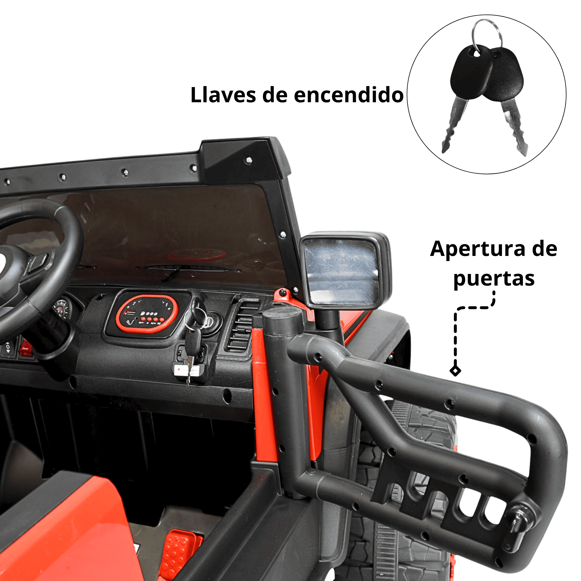 Foto 8 pulgar | Montable Eléctrico Camioneta 4x4 Para Niños Luz Sonido Bluetooth Control Remoto 12v