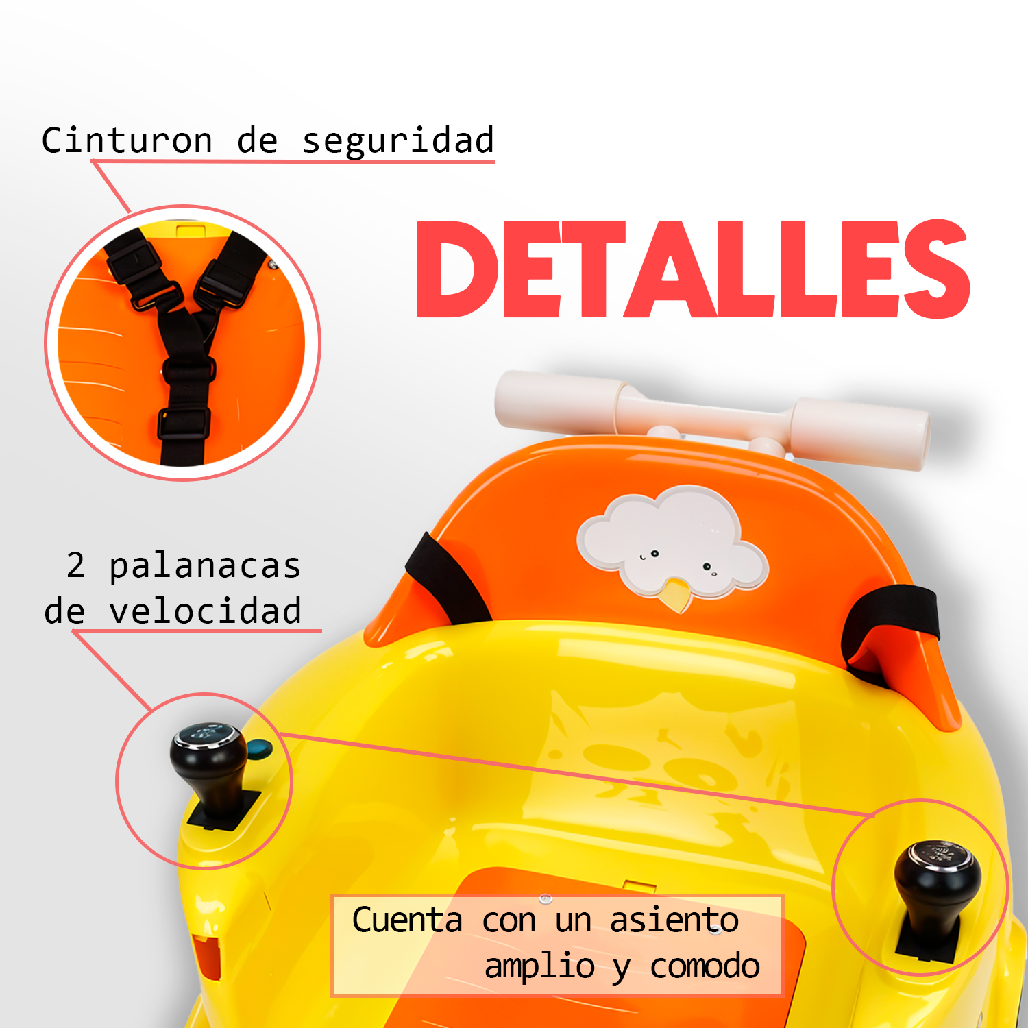 Foto 3 | Cochecito Eléctrico Komfort Para Bebés 2 En 1