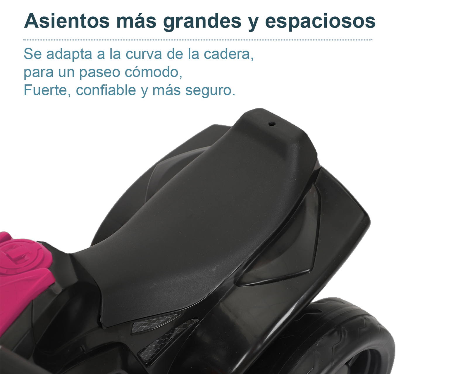 Foto 6 pulgar | Moto Montable Eléctrica Infantil Basitex Rosa