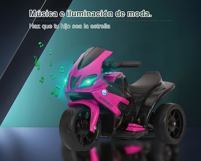 Foto 6 | Moto Montable Eléctrica Infantil Basitex Rosa