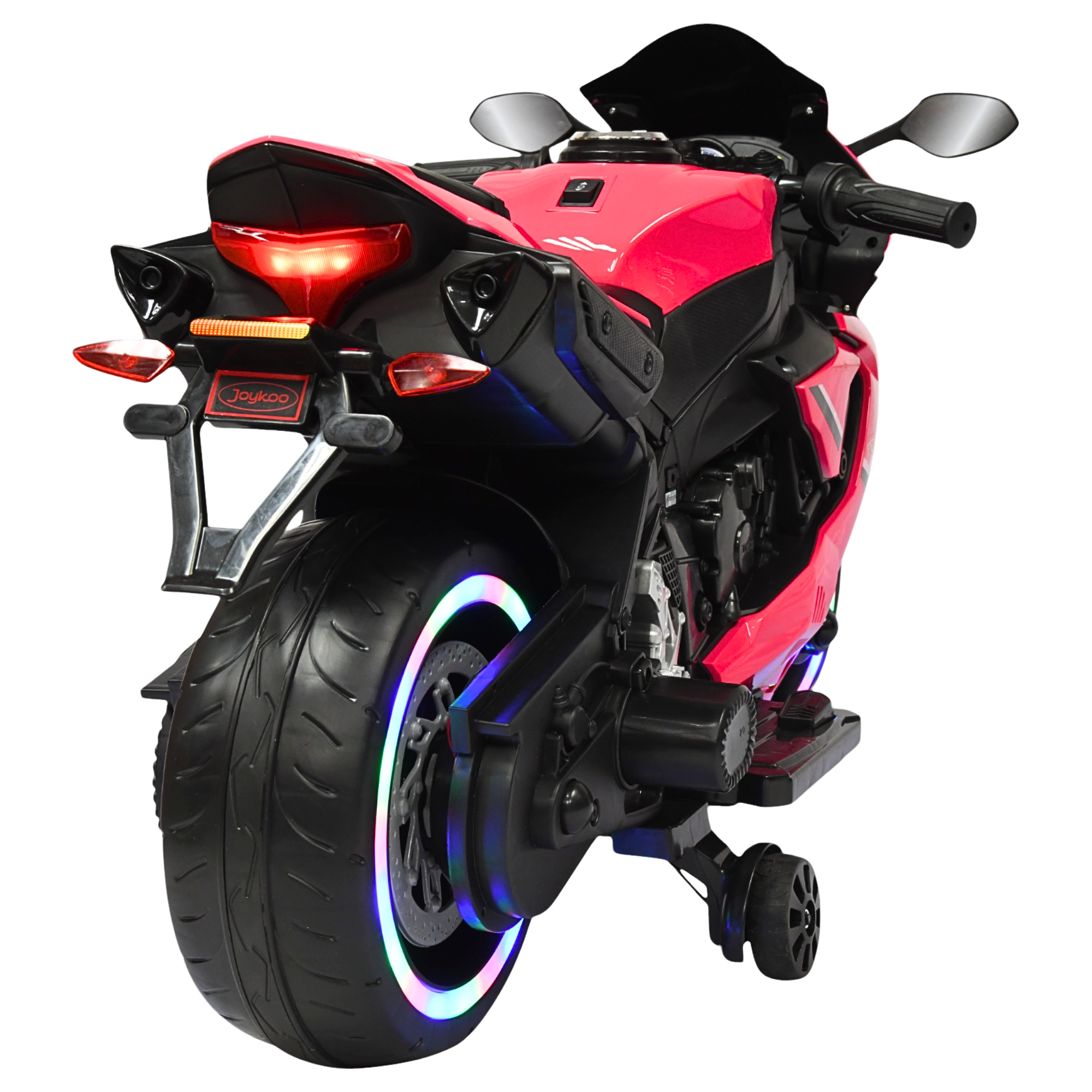 Foto 9 pulgar | Moto Montable Eléctrica Para Niños Luces Led Sonido Batería 12v Ruedas Con Luz - Rosa