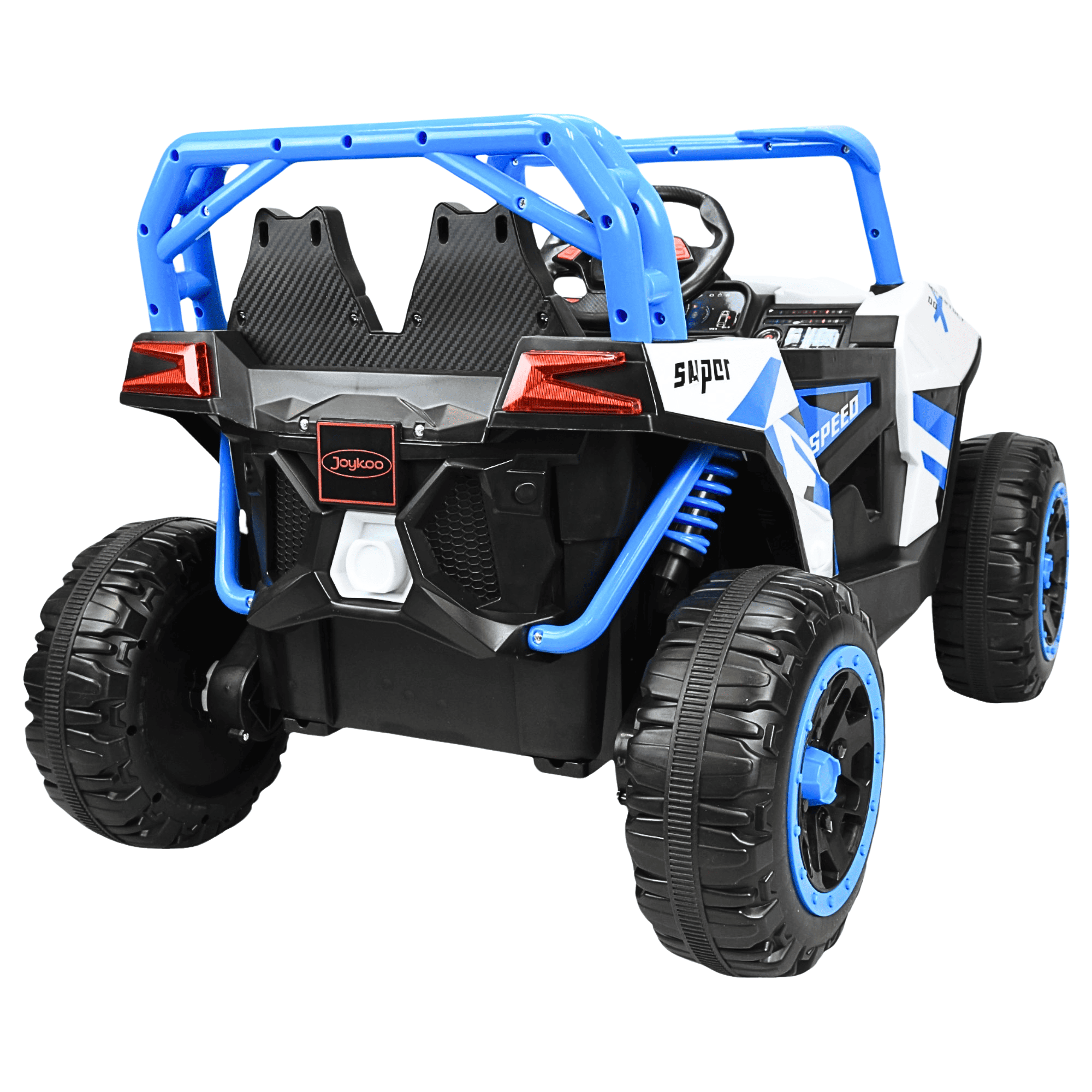 Foto 9 pulgar | Montable Eléctrico Para Niños 4x4 Luz Sonido Bluetooth Control Remoto 12v - Azul