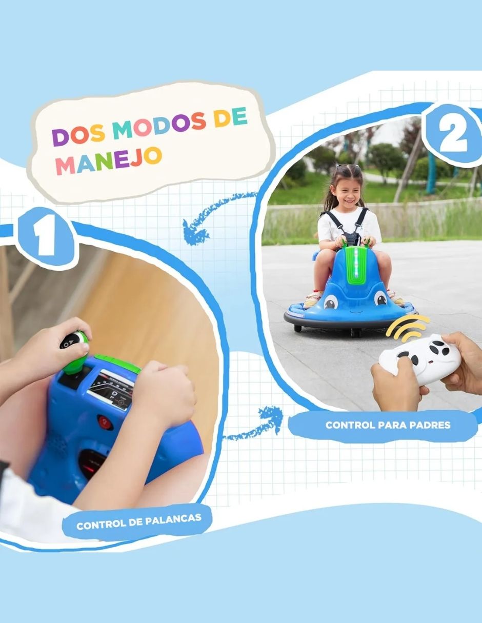 Foto 4 pulgar | Nuevo Carrito Chocon Montable ''nebulons'' Azul