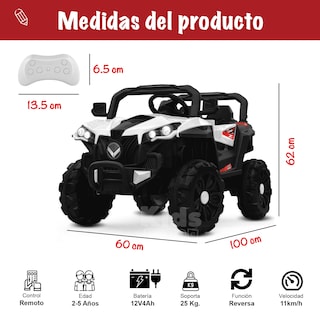 Foto 3 | Montable Eléctrico Kids House Blanco