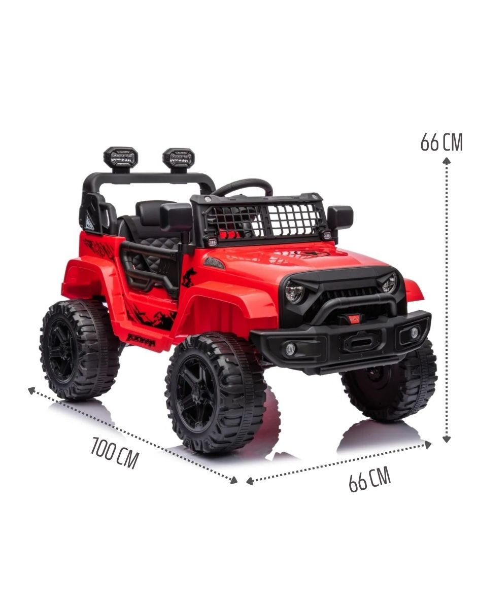 Foto 7 pulgar | Carro Electrico Montable  Rogue Rojo