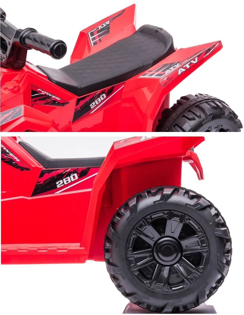 Foto 4 | Cuatrimoto Montable  Electrica Hunter Rojo