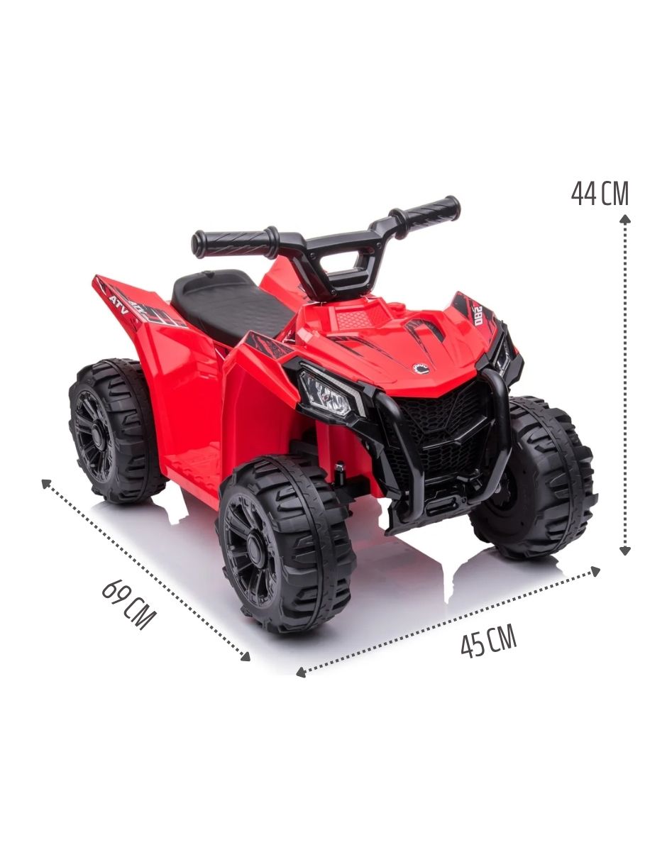 Foto 7 | Cuatrimoto Montable  Electrica Hunter Rojo