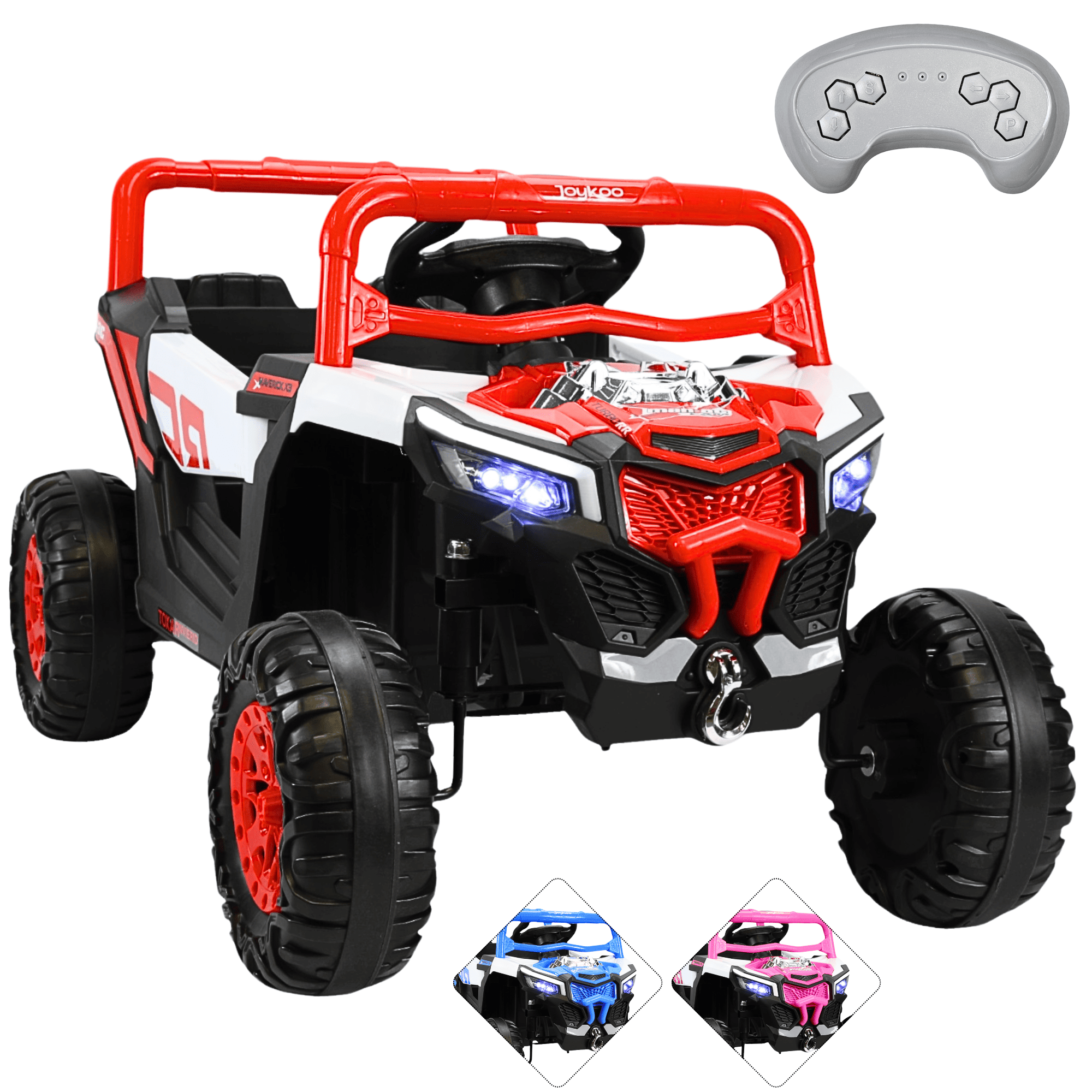 Foto 1 | Montable Electrico Para Niños Mini 4x4 Bluetooth Luz Sonido Batería 12v - Rojo