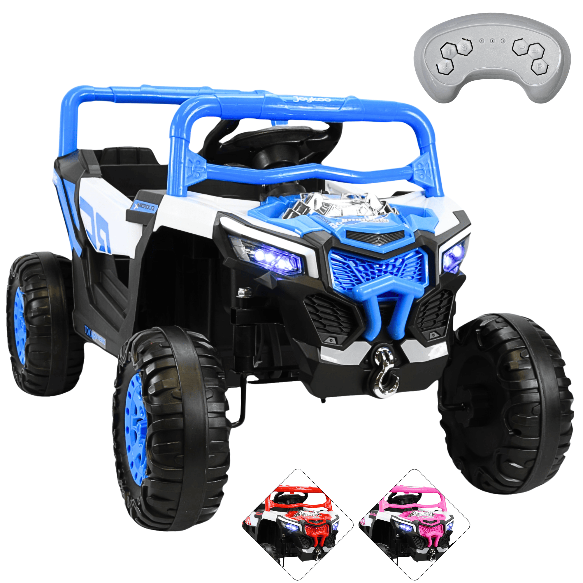 Foto 2 pulgar | Montable Electrico Para Niños Mini 4x4 Bluetooth Luz Sonido Batería 12v - Azul