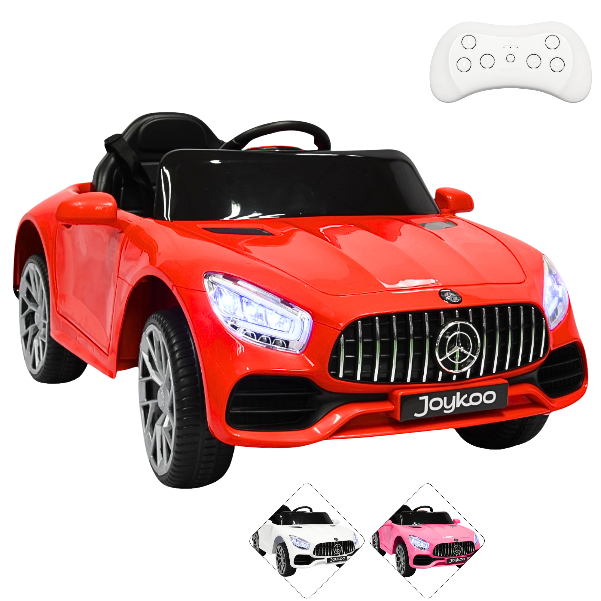 Foto 2 pulgar | Montable Electrico Para Niños Mini Gt Bluetooth Usb Y Auxiliar Luces Sonido Batería 12v - Rojo