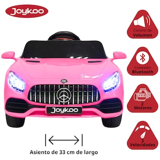 Foto 3 | Montable Electrico Para Niños Mini Gt Bluetooth Usb Y Auxiliar Luces Sonido Batería 12v - Rosa