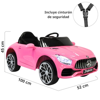 Foto 5 | Montable Electrico Para Niños Mini Gt Bluetooth Usb Y Auxiliar Luces Sonido Batería 12v - Rosa