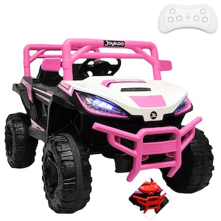 Foto 1 | Montable Electrico Para Niños Camioneta Racer Usb Auxiliar Luces Sonido Batería 12v - Rosa