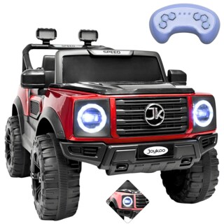 Foto 1 | Camioneta Montable Electrica Para Niños Función Mecedora Luz Sonido Bluetooth 12v - Rojo