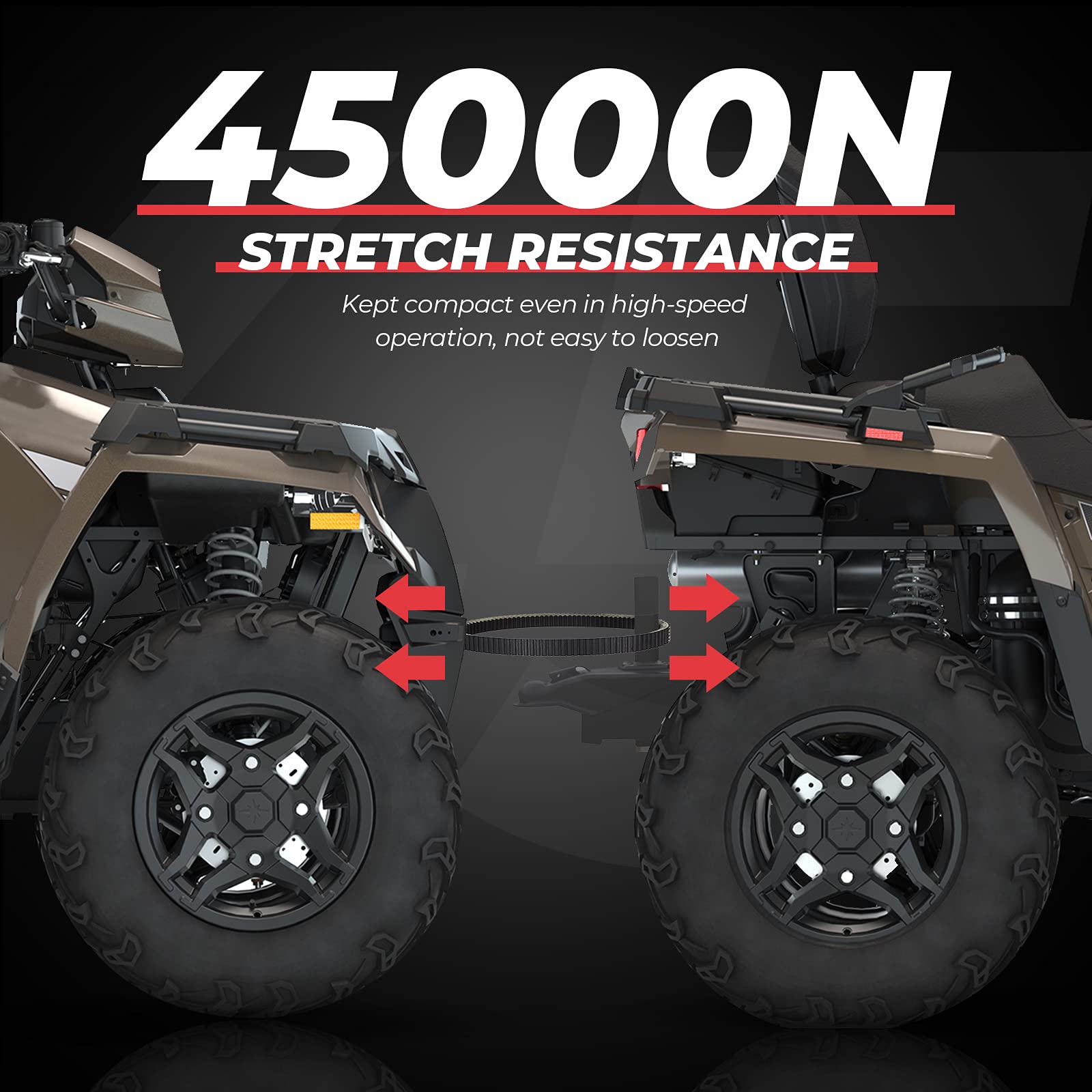 Foto 4 pulgar | Correa De Transmisión Kemimoto Heavy Duty Para Atv Utv Polaris - Venta Internacional.
