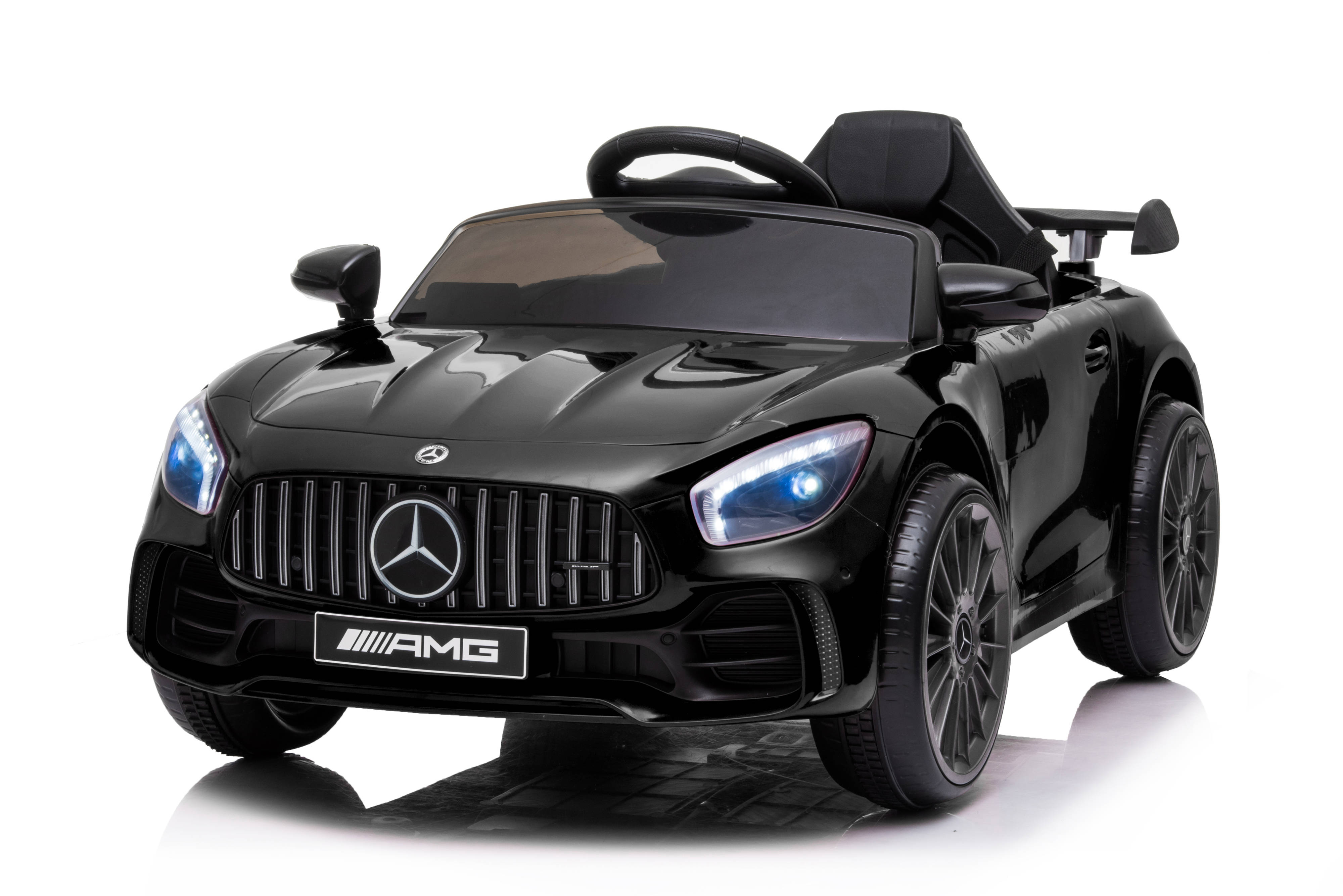 Foto 1 | Pingüe  Montable Eléctrico Niños Mercedes Benz  Gt R - Licencia Oficial | R/c 2.4 Ghz | 12v 4.5ah | 2 Motores 380 Negr