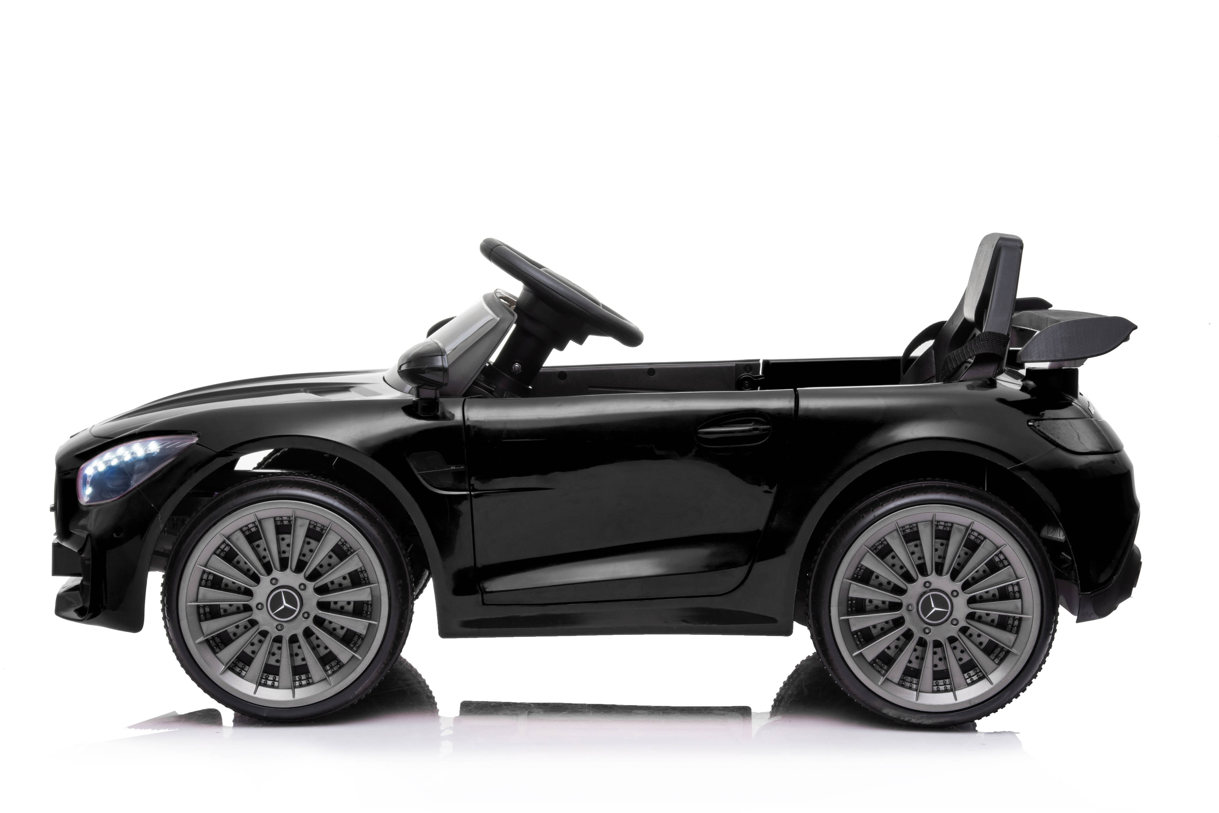 Foto 4 pulgar | Pingüe  Montable Eléctrico Niños Mercedes Benz  Gt R - Licencia Oficial | R/c 2.4 Ghz | 12v 4.5ah | 2 Motores 380 Negr