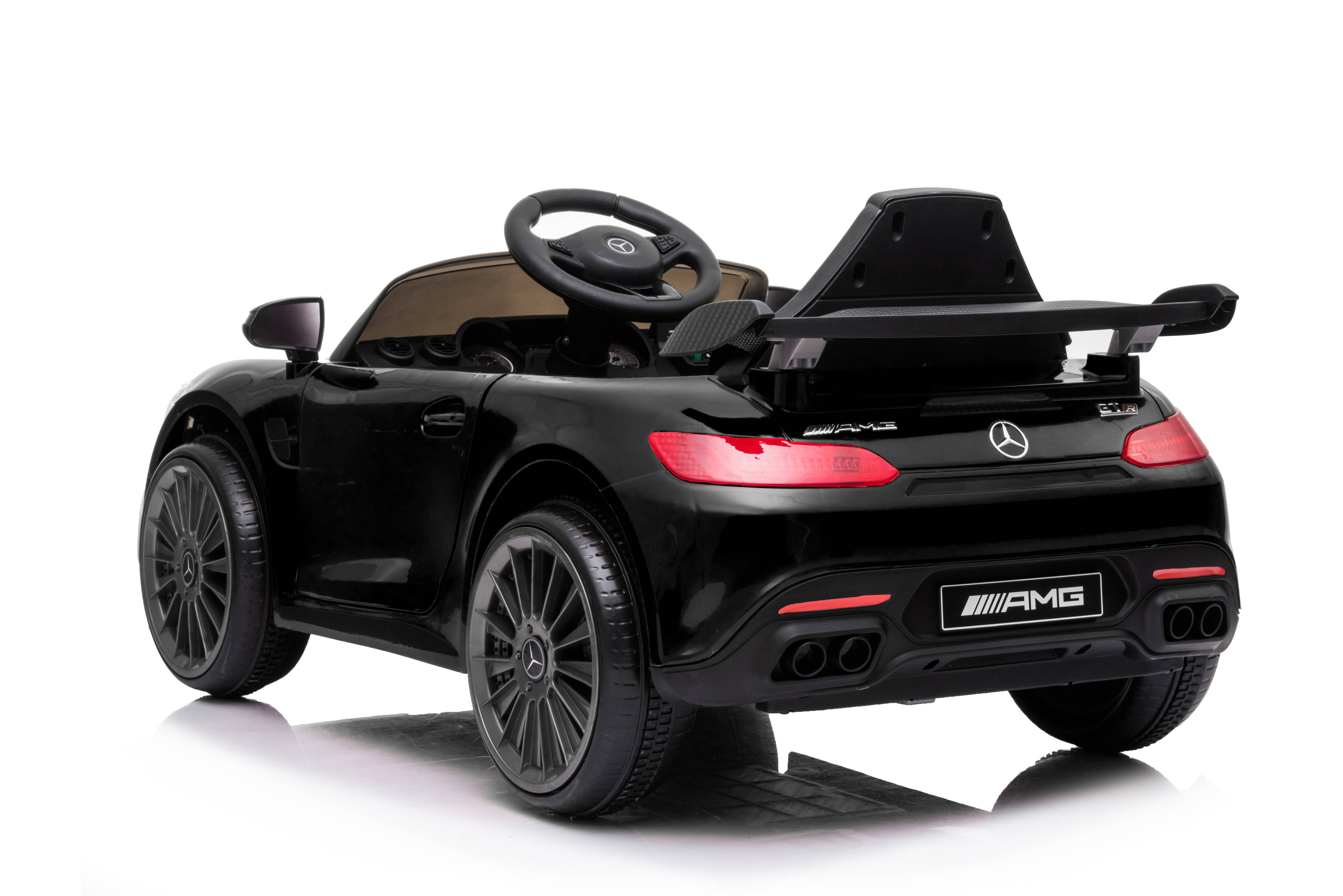 Foto 5 pulgar | Pingüe  Montable Eléctrico Niños Mercedes Benz  Gt R - Licencia Oficial | R/c 2.4 Ghz | 12v 4.5ah | 2 Motores 380 Negr