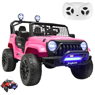 Foto 1 | Camioneta Montable Electrica Para Niños Con Luz Led Y Sonido Conexión Bluetooth 12v - Rosa