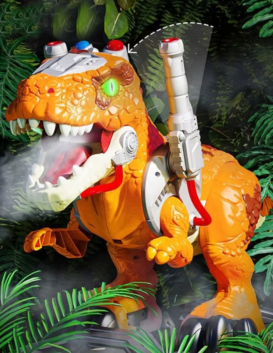 Foto 4 pulgar | Dinosaurio Montable Con Luz Y Sonido