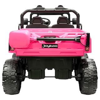 Foto 8 | Montable Eléctrico Para Niños Tractor 6x6 Caja De Vuelco Atomática Luz Y Sonido Bluetooth 12v - Rosa
