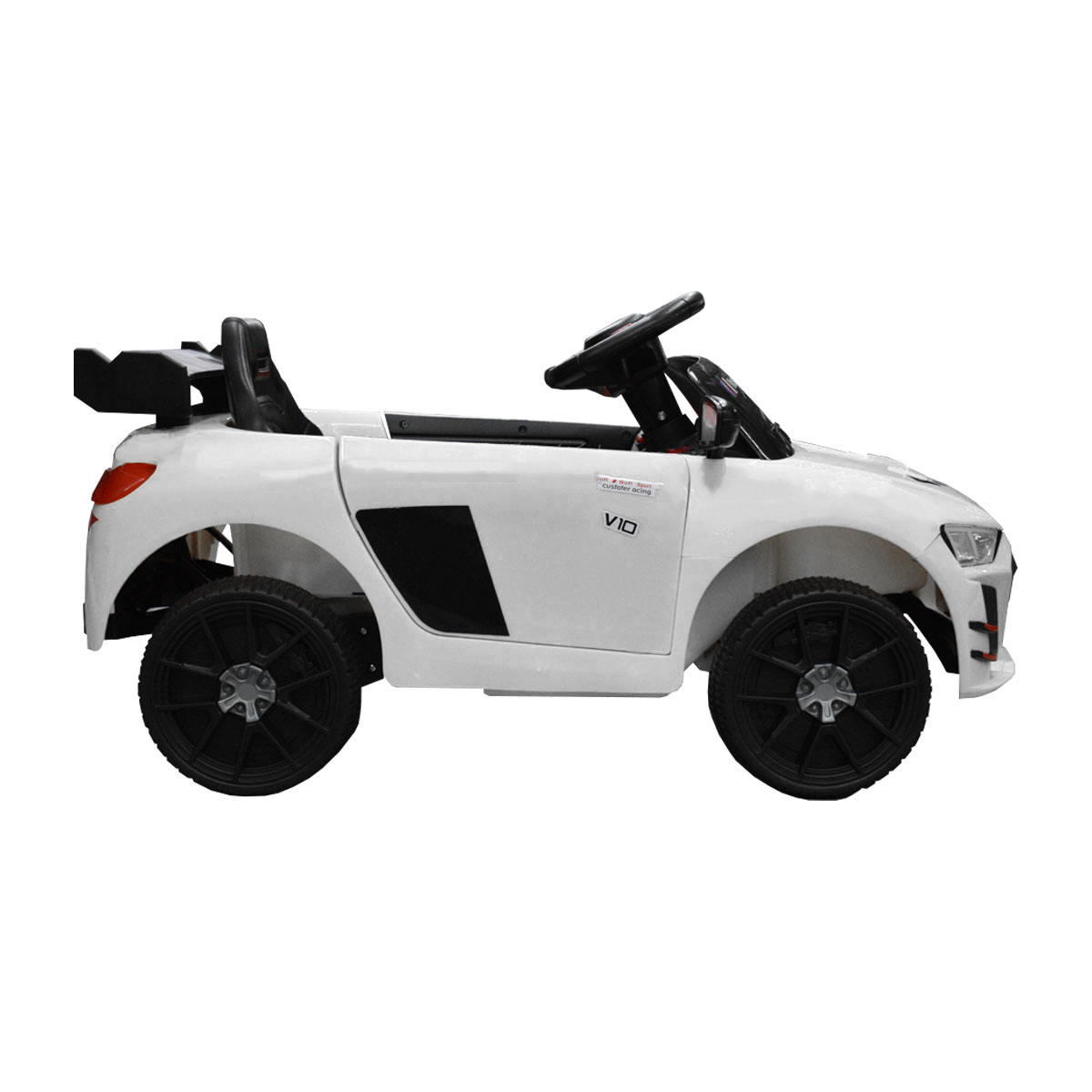 Foto 3 | Montable Electrico Deportivo Con Aleron Generico Color Blanco