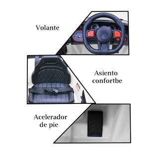 Foto 4 | Montable Electrico Deportivo Con Aleron Generico Color Blanco