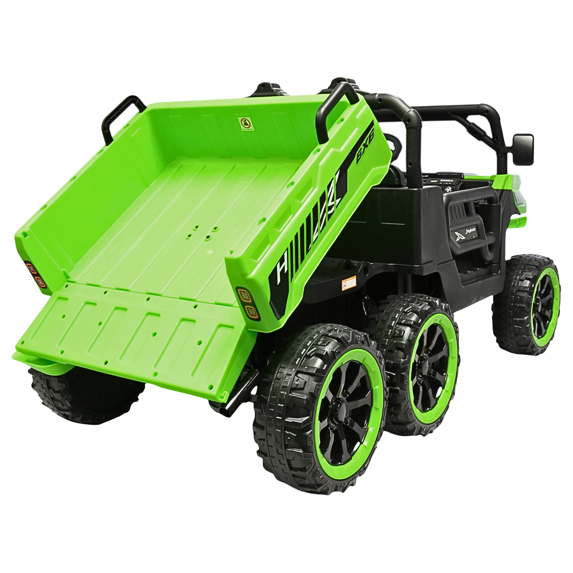 Foto 8 pulgar | Montable Eléctrico Para Niños Tractor 6x6 Caja De Vuelco Atomática Luz Y Sonido Bluetooth 12v - Verde