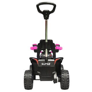 Foto 8 | Montable Electrico Para Niños Híbrido 4x4 Con Bastón Dirigible Y Pedal Acelerador Barras De Seguridad Luces Bat