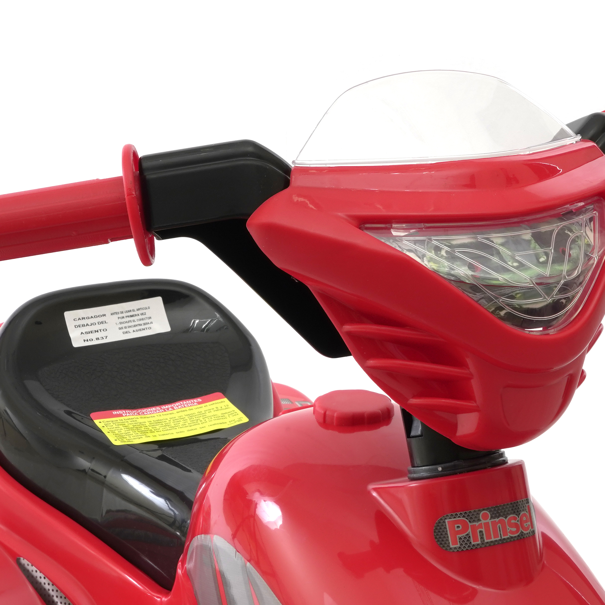 Foto 8 pulgar | Moto Eléctrica Prinsel Mini Quad Boy Rojo 6 Volts