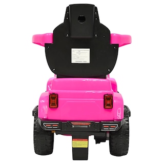 Foto 7 | Montable Electrico Para Niños Híbrido Con Bastón Y Pedal Acelerador Barras De Seguridad Luces Batería 6v - Rosa