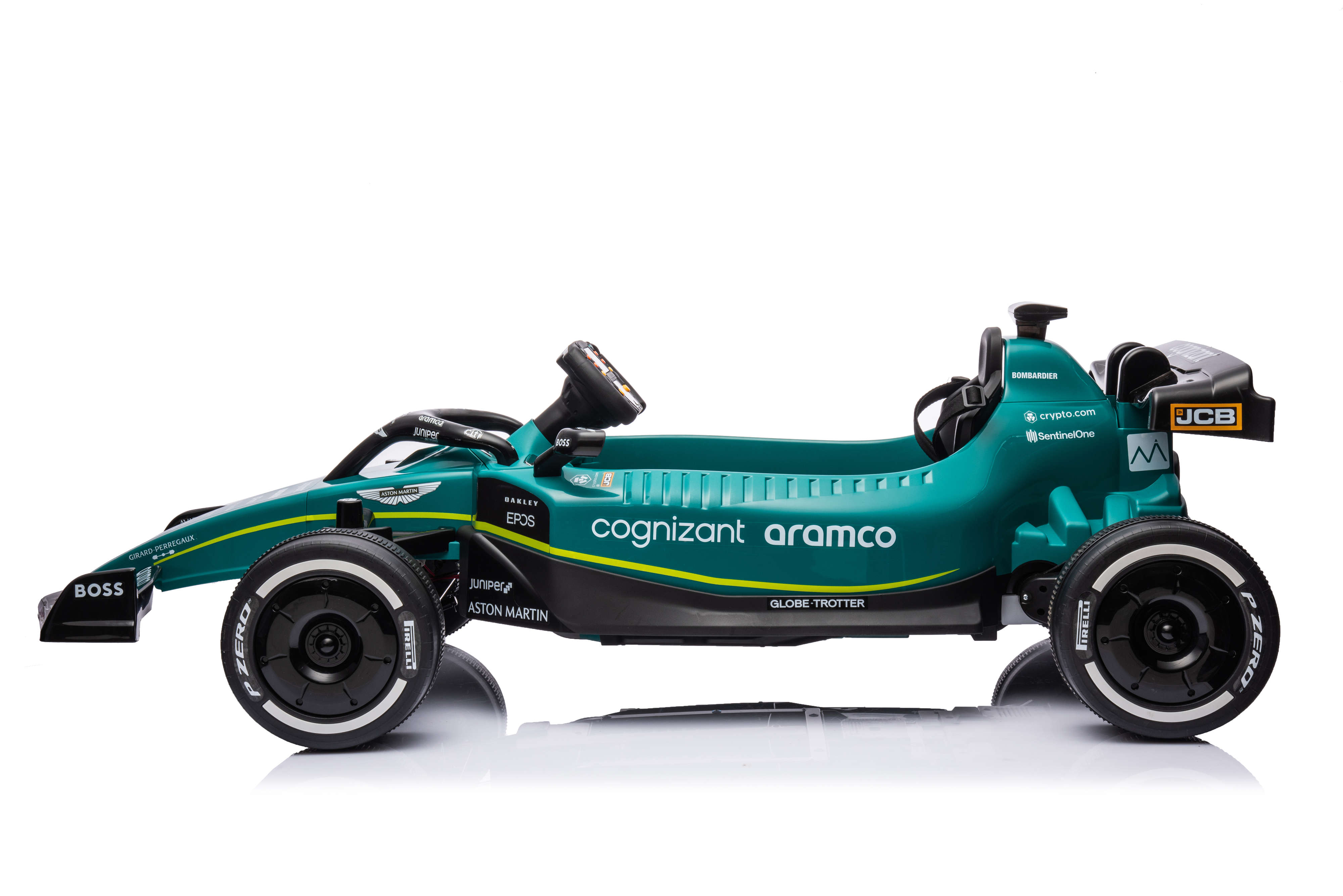 Foto 4 pulgar | Pingüe  Montable Go-kart Eléctrico Niños Aston Martin Formula 1 Team Amr23 - Licencia Oficial | Control Remoto 2.