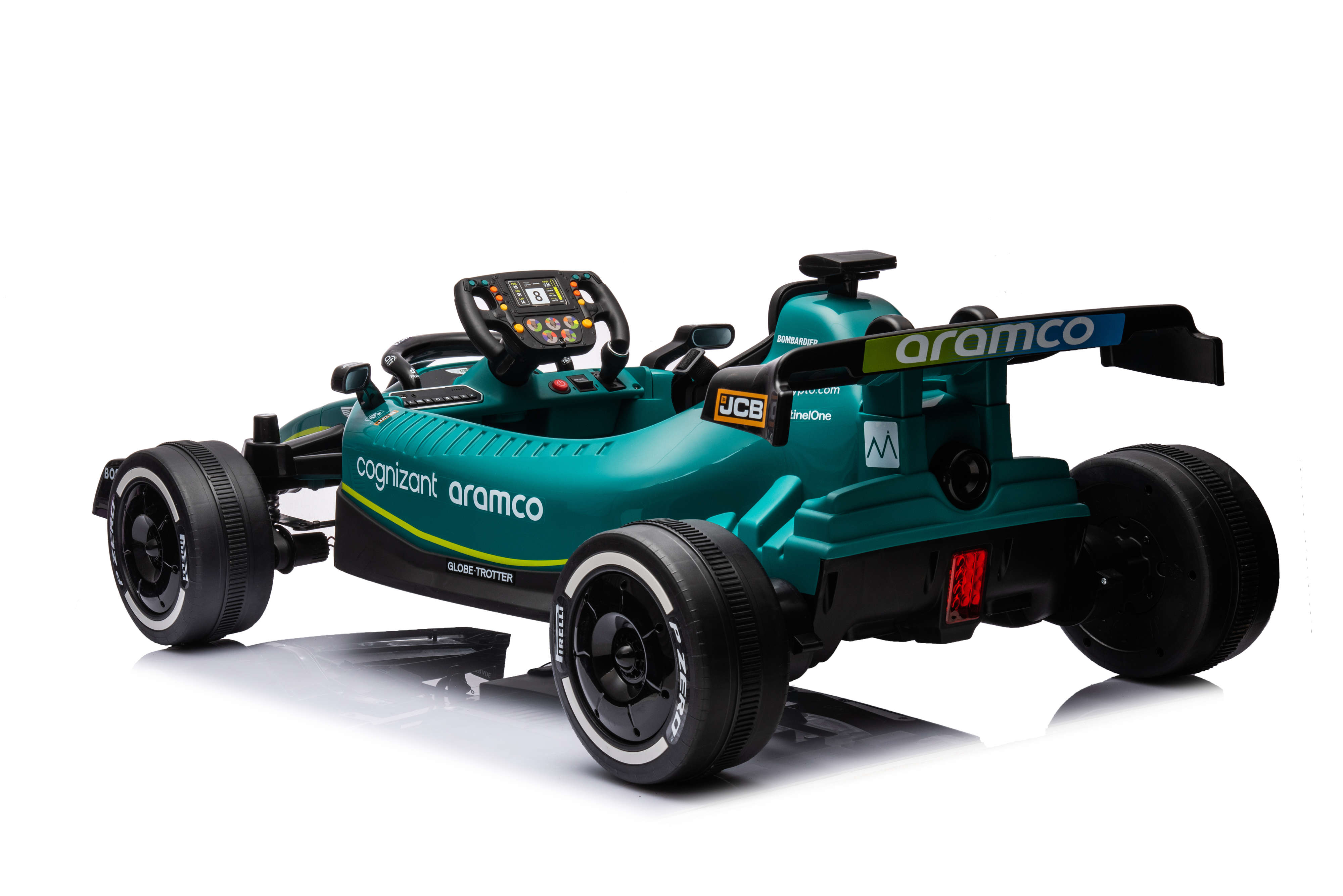 Foto 5 pulgar | Pingüe  Montable Go-kart Eléctrico Niños Aston Martin Formula 1 Team Amr23 - Licencia Oficial | Control Remoto 2.