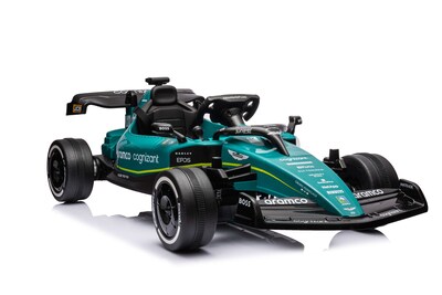 Foto 7 | Pingüe Montable Go-kart Eléctrico Niños Aston Martin Formula 1 Team Amr23 - Licencia Oficial | Control Remoto 2.