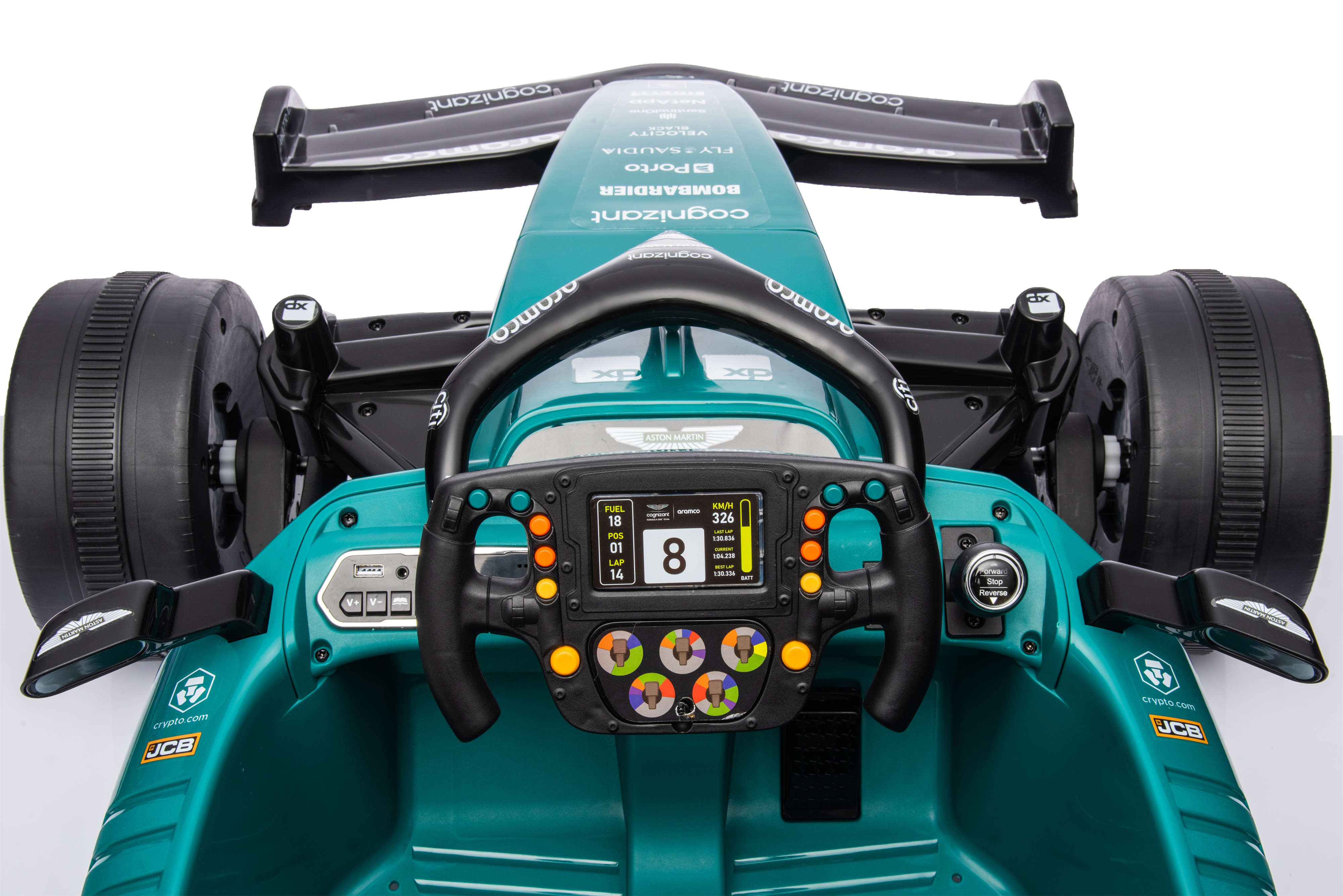 Foto 9 pulgar | Pingüe  Montable Go-kart Eléctrico Niños Aston Martin Formula 1 Team Amr23 - Licencia Oficial | Control Remoto 2.