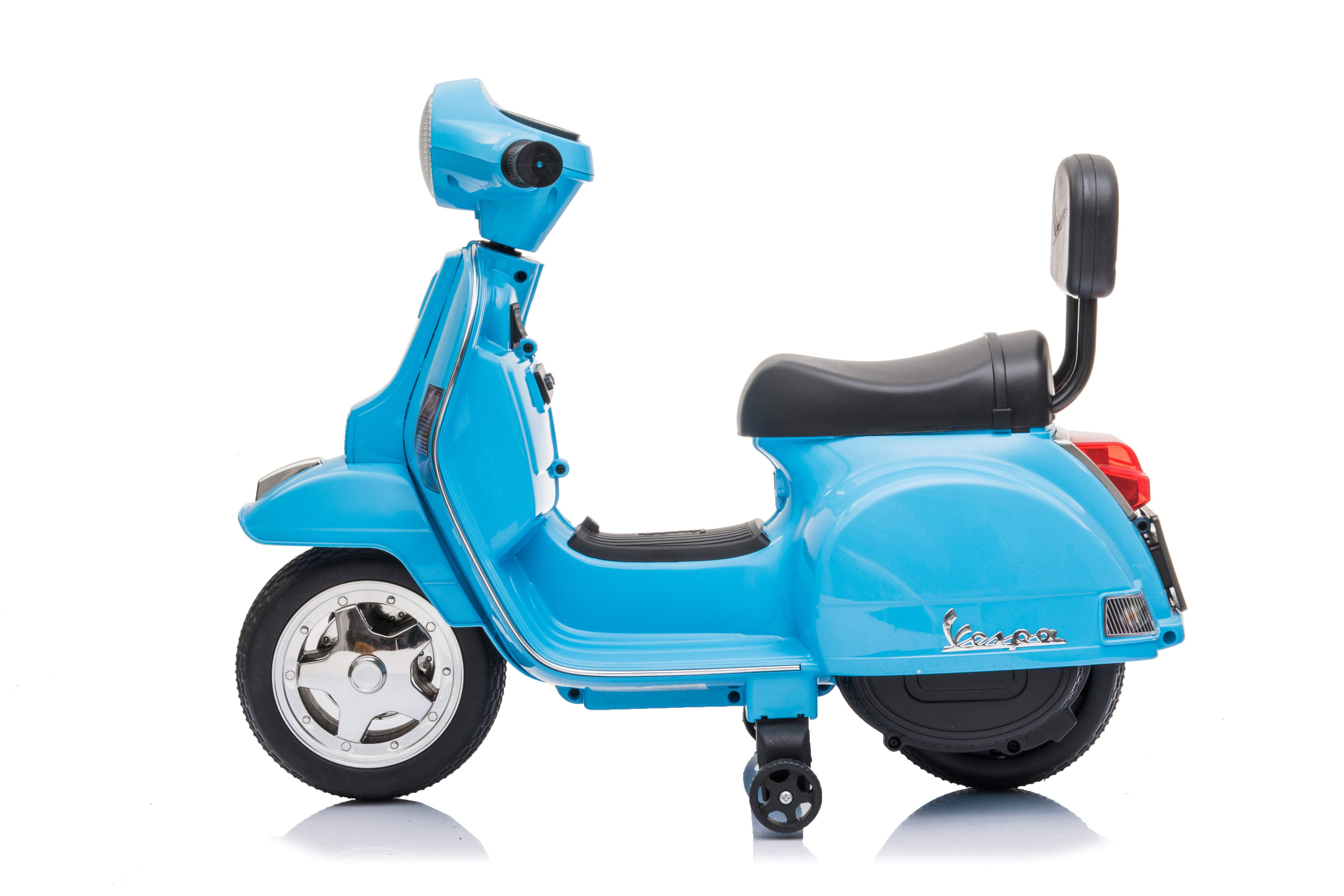 Foto 4 pulgar | Pingüe  Motocicleta Montable Eléctrica Para Niños Vespa Px150 - Licencia Oficial | Batería 6v 4.5ah | Música  Pedal