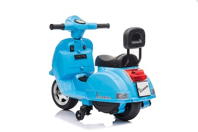 Foto 4 | Pingüe Motocicleta Montable Eléctrica Para Niños Vespa Px150 - Licencia Oficial | Batería 6v 4.5ah | Música Pedal