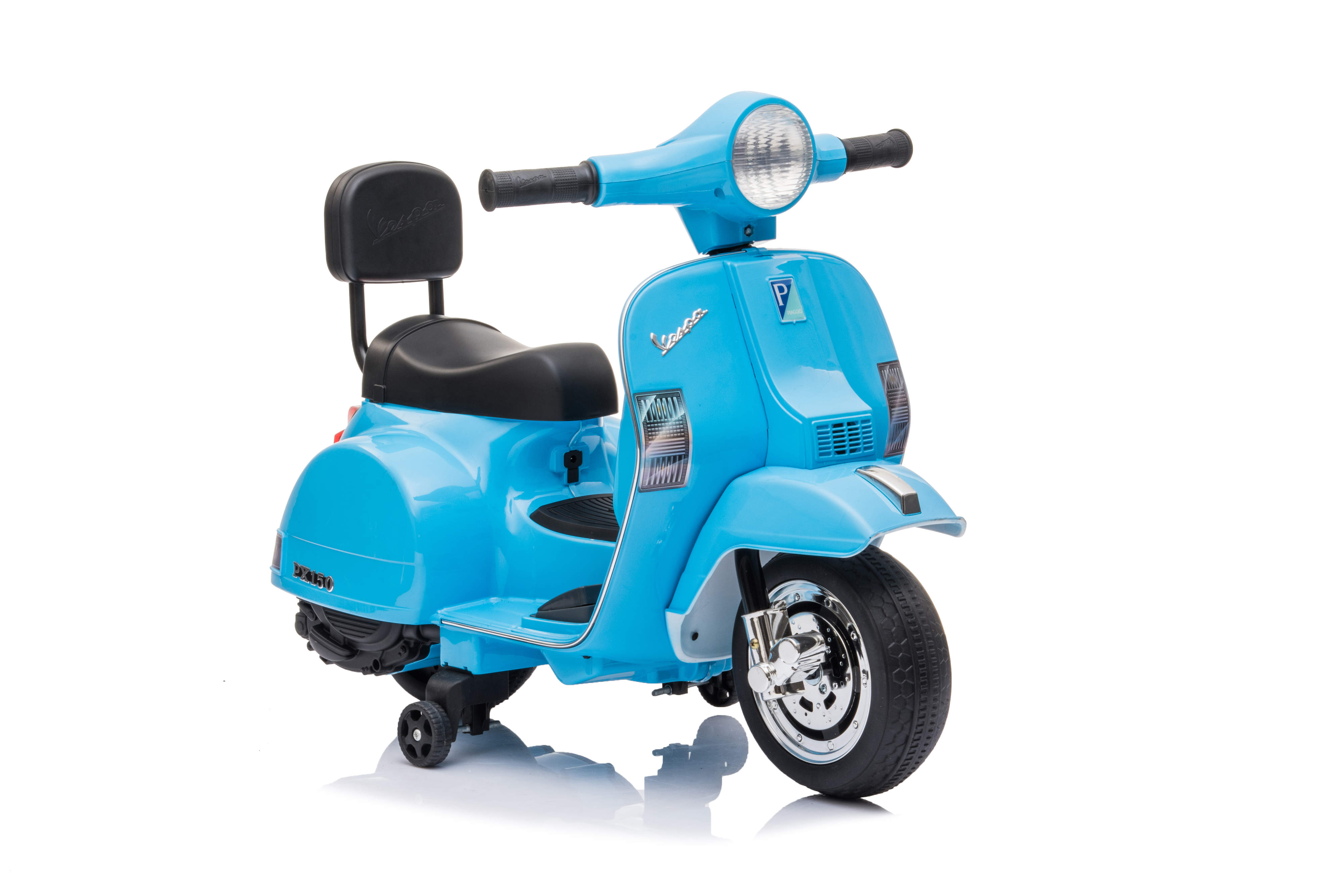 Foto 8 pulgar | Pingüe  Motocicleta Montable Eléctrica Para Niños Vespa Px150 - Licencia Oficial | Batería 6v 4.5ah | Música  Pedal