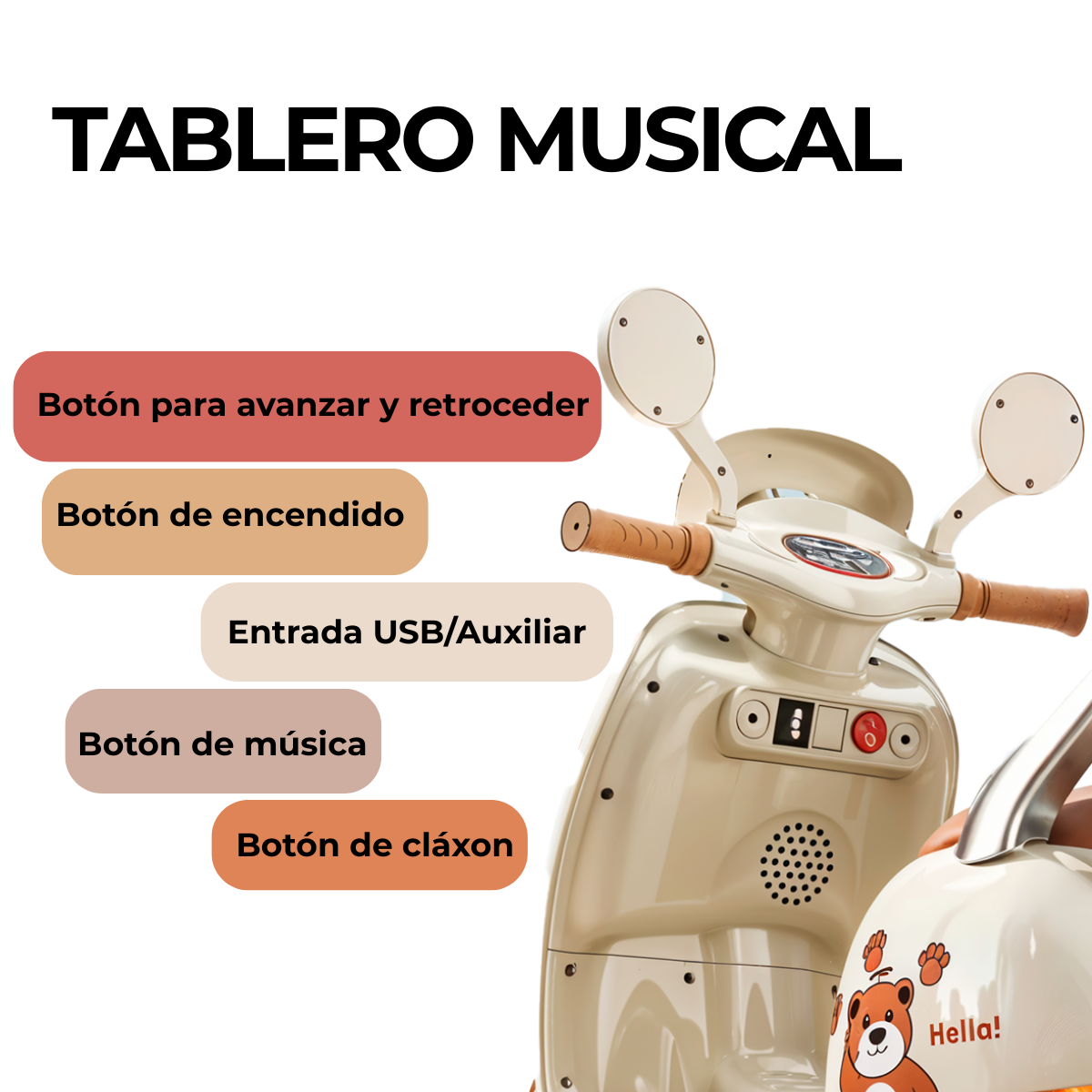 Foto 5 pulgar | Mini Motocicleta Infantil Eléctrica Komfort