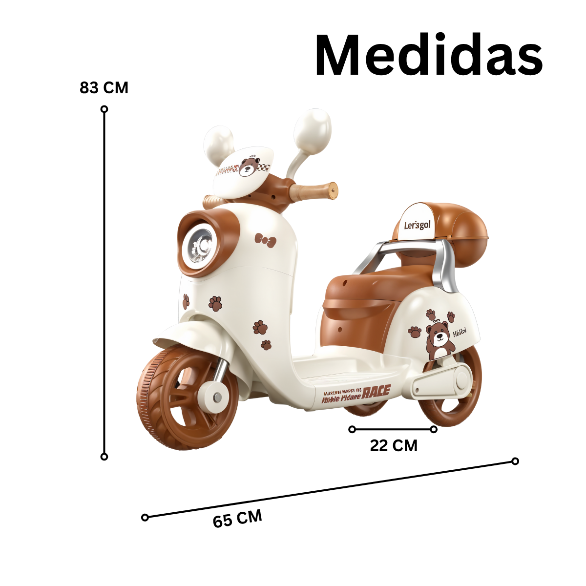 Foto 7 pulgar | Mini Motocicleta Infantil Eléctrica Komfort