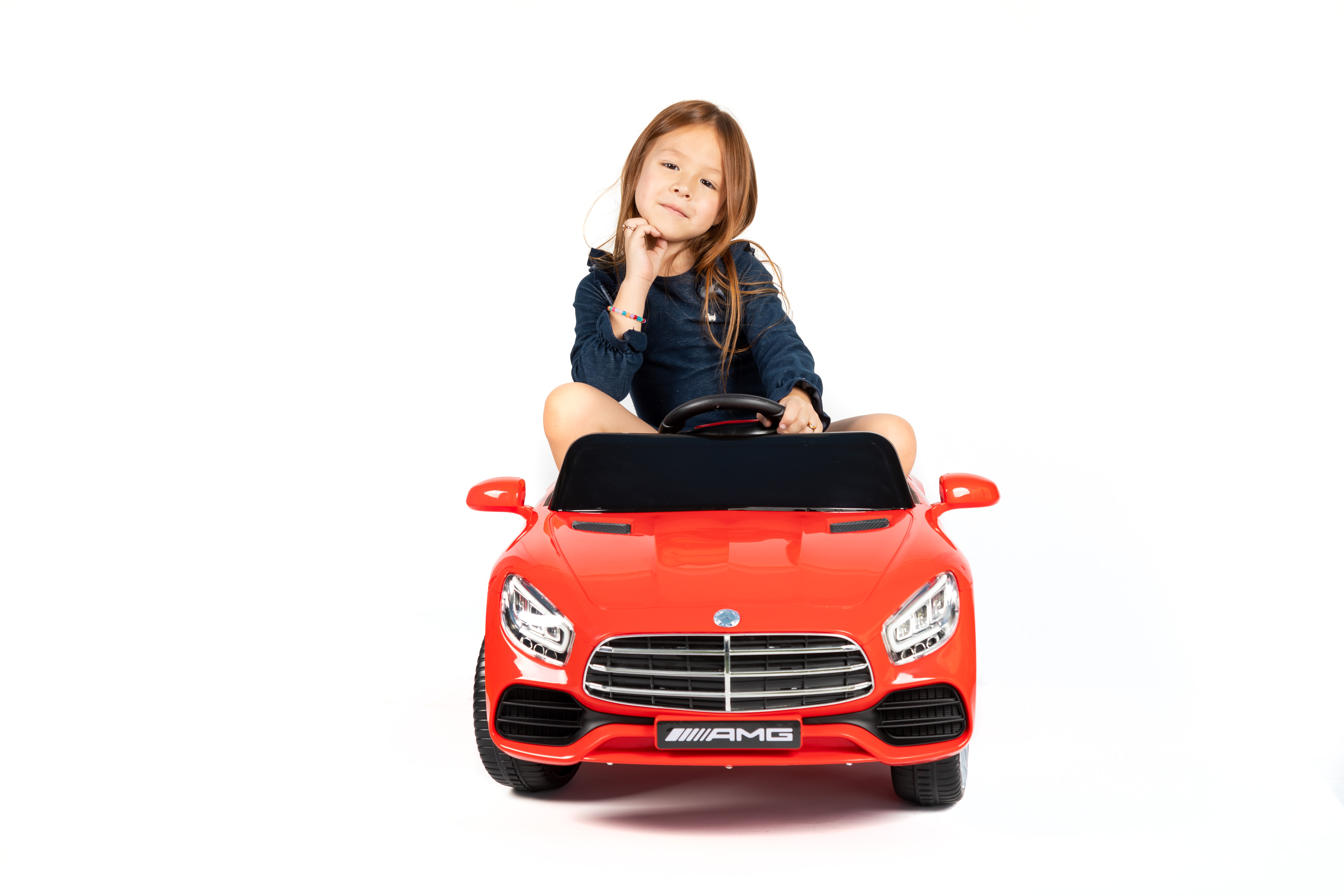 Foto 2 | Carrito Montable Eléctrico Mercedez Benz Con Control Remoto