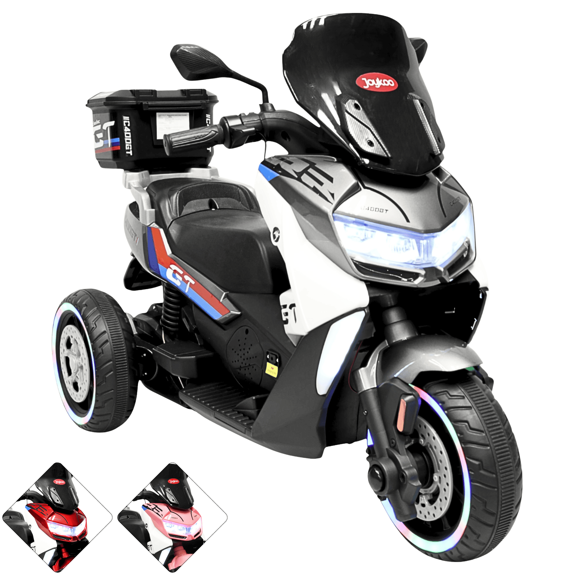 Foto 2 pulgar | Motocicleta Montable Eléctrica Para Niños Luces Sonido Conexión Usb Y Bluetooth Batería 6v Apta A Partir De 3 Años