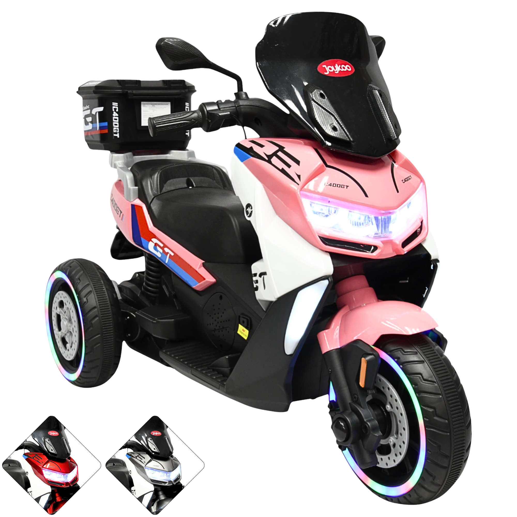 Foto 1 | Motocicleta Montable Eléctrica Para Niños Luces Sonido Conexión Usb Y Bluetooth Batería 6v Apta A Partir De 3 Años